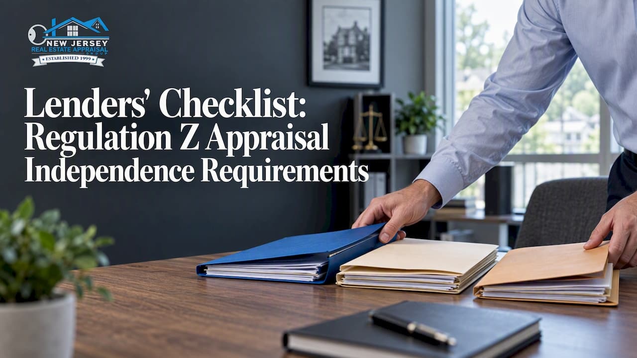 Lenders' Checklist: Regulation Z Appraisal Independence Requirements