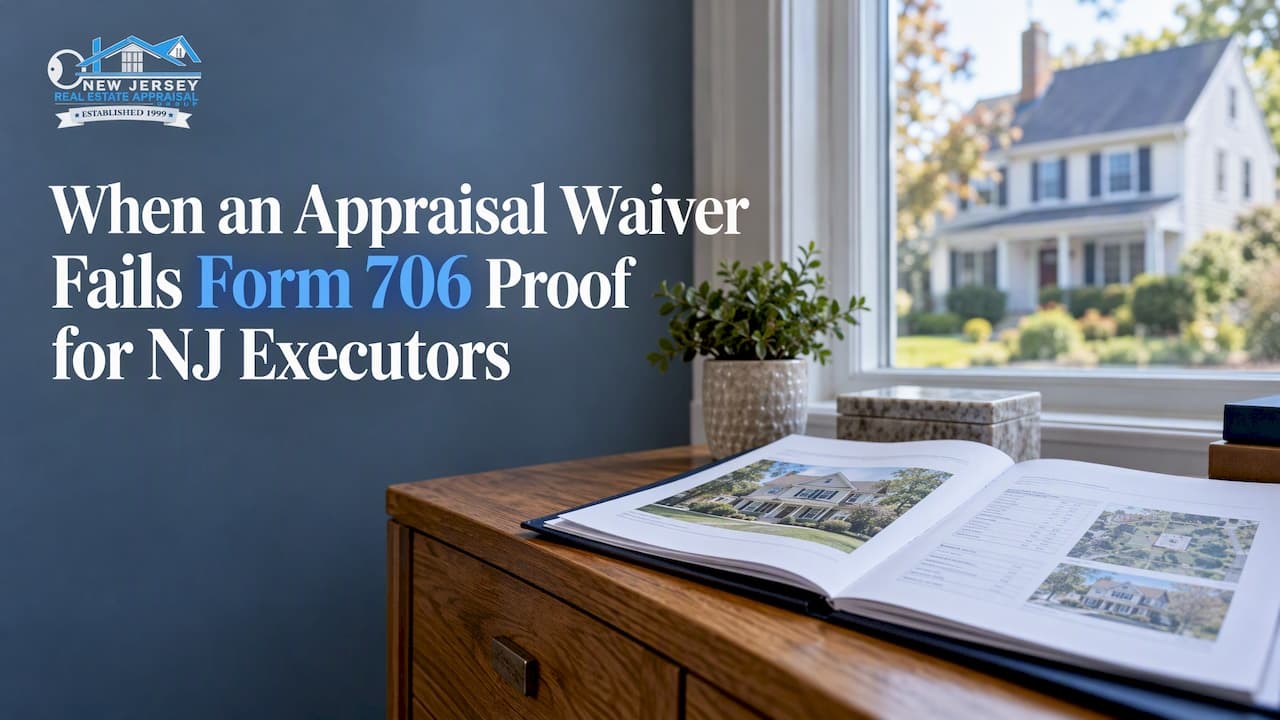 When an Appraisal Waiver Fails Form 706 Proof for NJ Executors