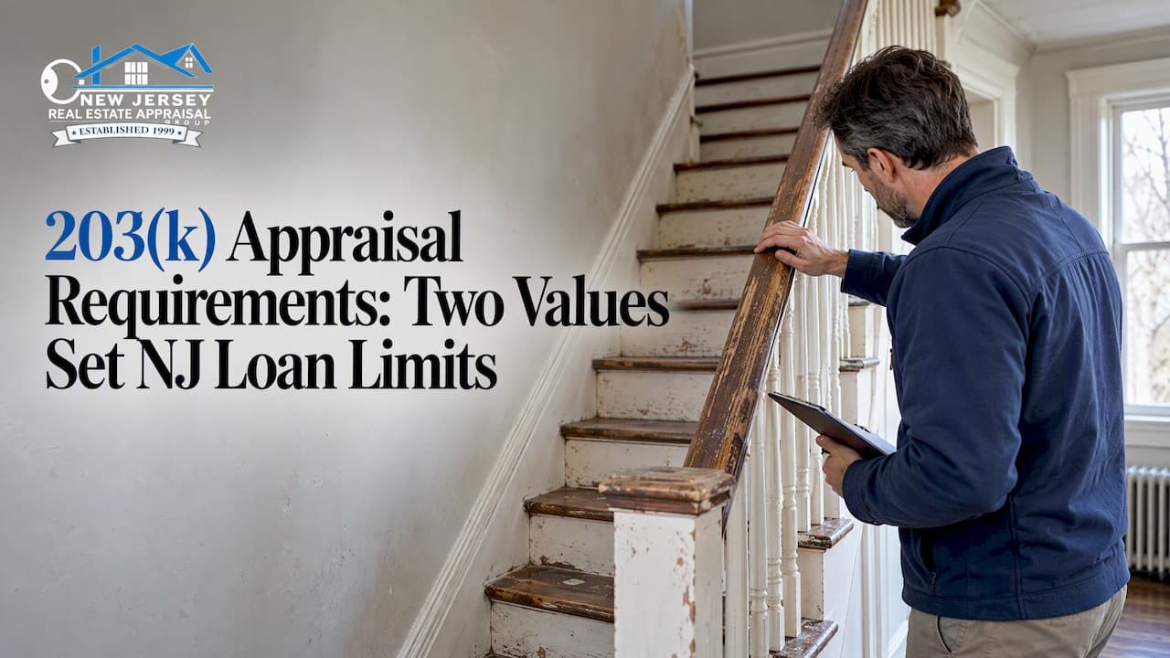 203(k) Appraisal Requirements: Two Values Set NJ Loan Limits