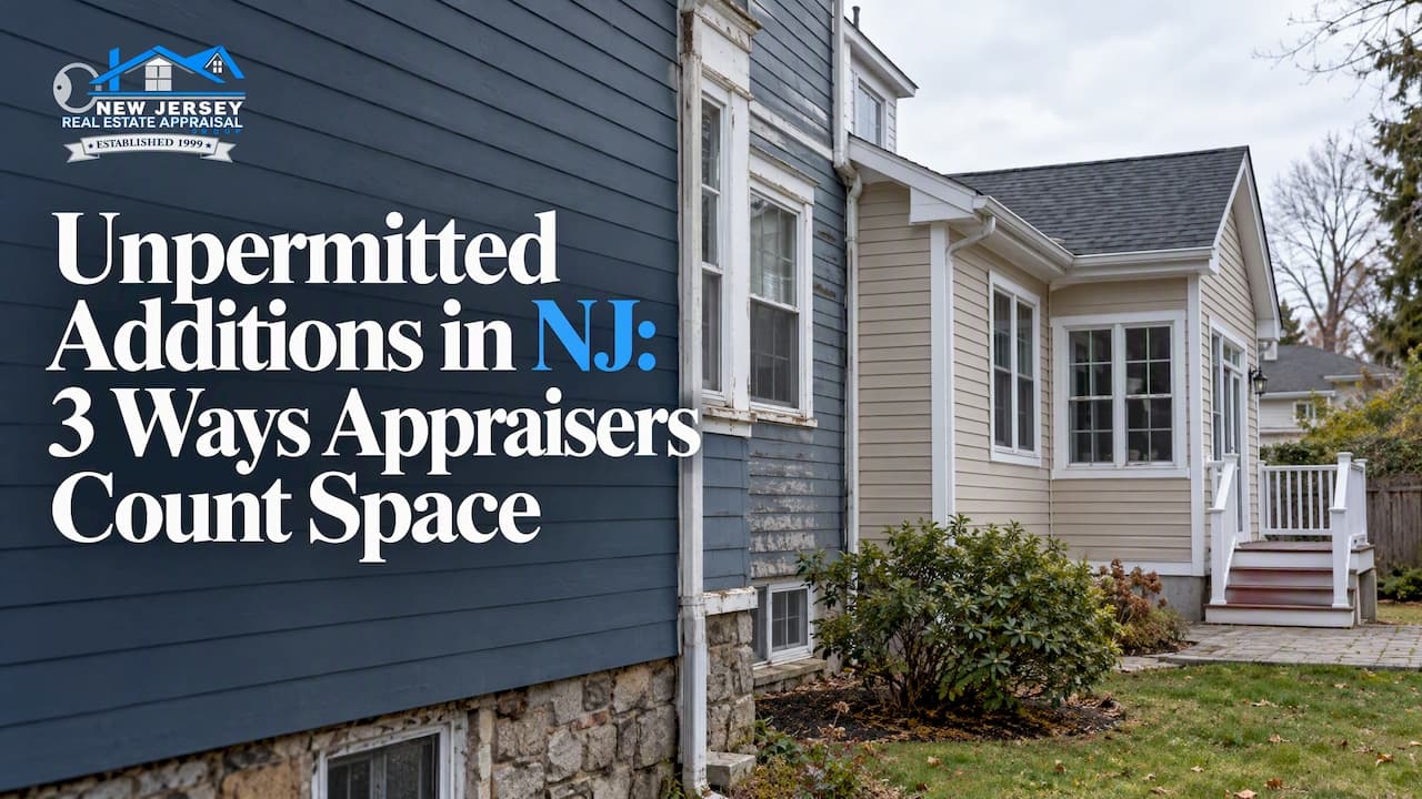 Unpermitted Additions in NJ: 3 Ways Appraisers Count Space